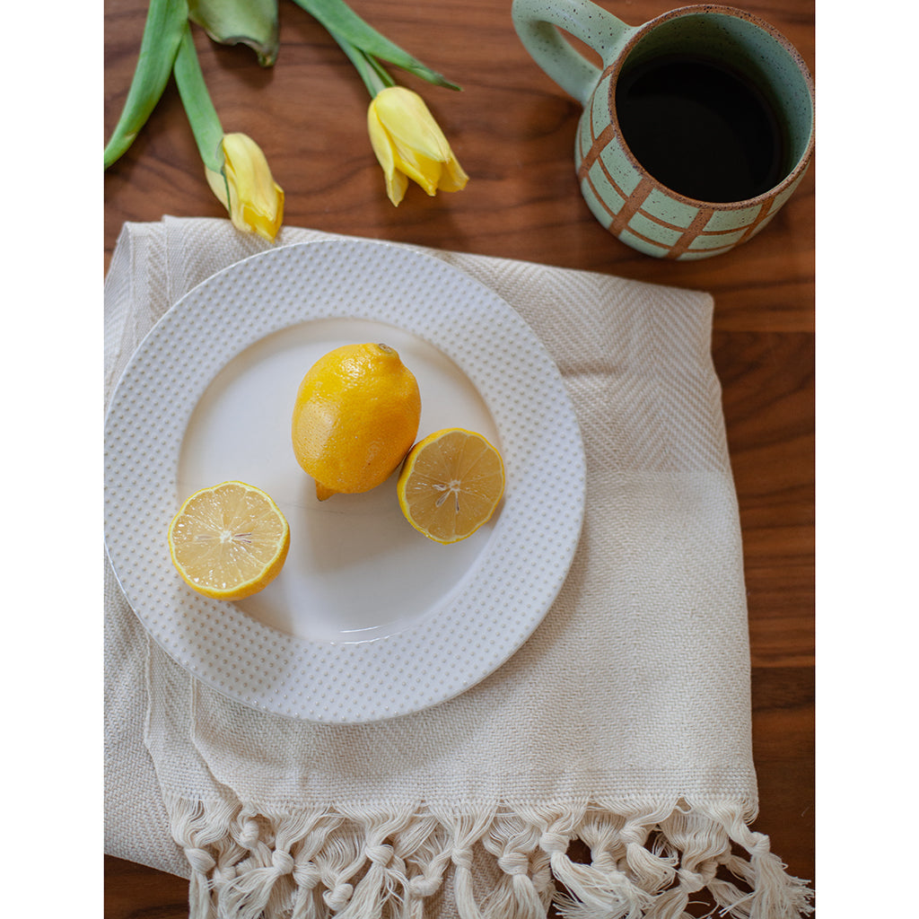 Herringbone Turkish Hand Towel – Eco-Friendly 100% Cotton, Handwoven in Turkey